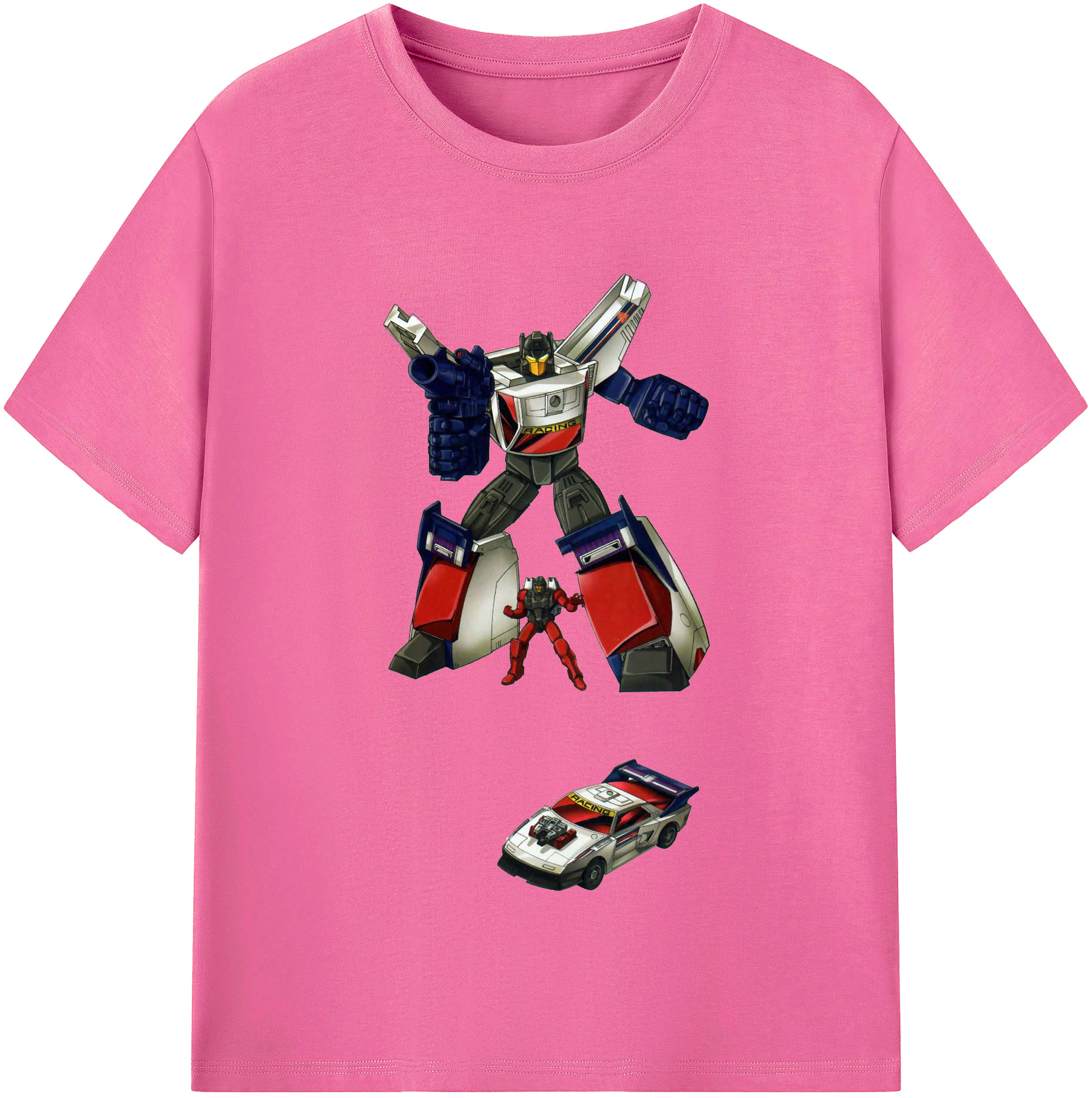  レディースカジュアルプリントTシャツ（綿100％）